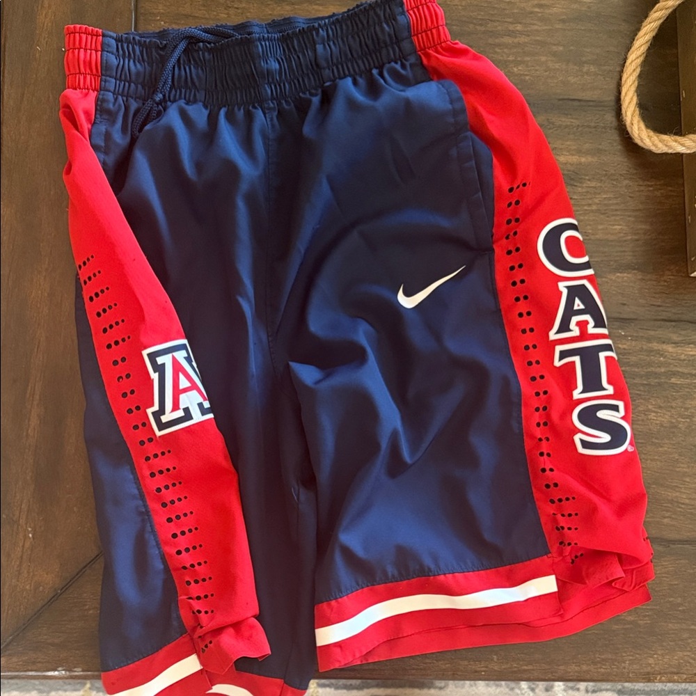 Nike U of A Blue and Red Athletic Shorts